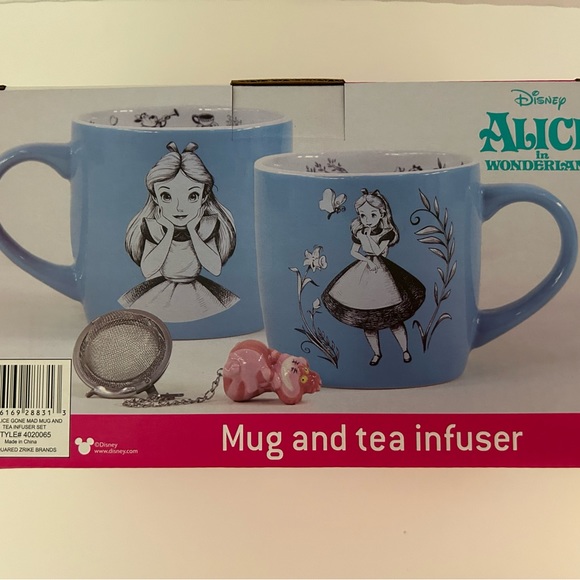 Alice and Wonderland Mug and Infuser gift set - Picture 2 of 3